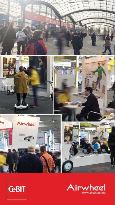 Airwheel平衡车登陆德国CeBIT大展