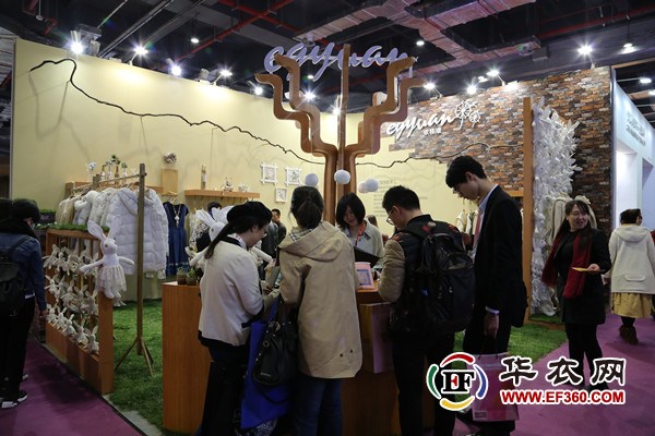 CHIC2016展会现场 EGYUAN依桂瑗女装 不可复制的手工