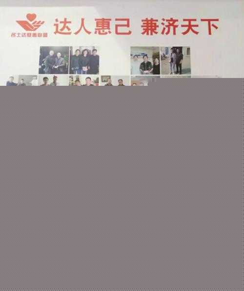 名士达慈善联盟墙