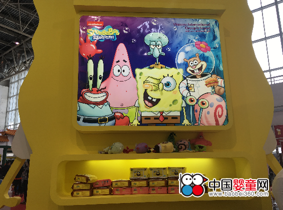 海绵宝宝&amp;派大星纸尿裤欢乐亮相北京京正展(图3)