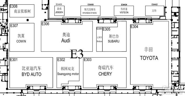 2016北京车展观展攻略 看展位图找重磅新车