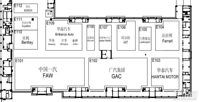 2016北京车展观展攻略 看展位图找重磅新车