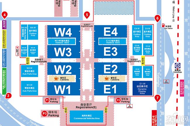 2016北京车展观展攻略 看展位图找重磅新车