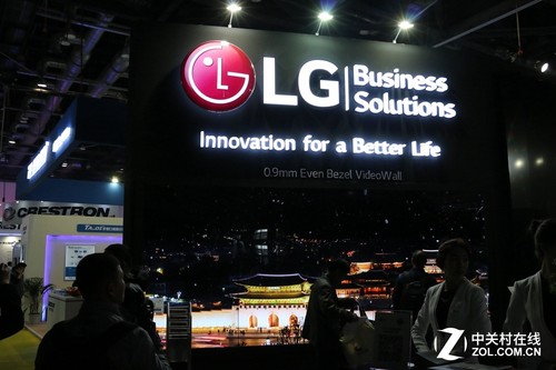 InfoComm2016:LG携OLED解决方案出展(图2) LG商用在InfoComm上的展台