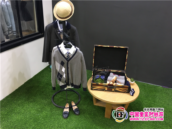 春芽子童装品牌清新亮相第四届上海国际校服展览会