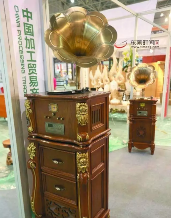 加博会上的留声机