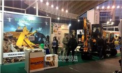 山推亮相欧洲区域工程机械展览会