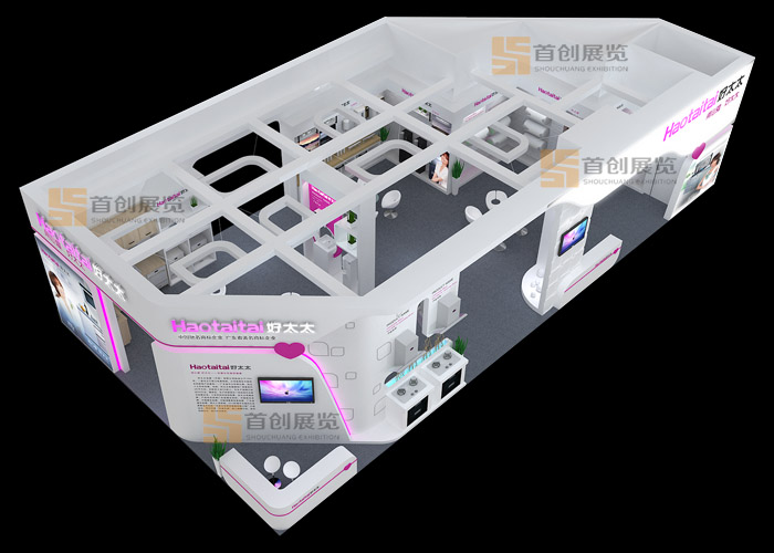 好太太 展会装修设计(图3)
