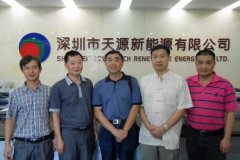 云南科协、太阳能协会来天源新能源考察